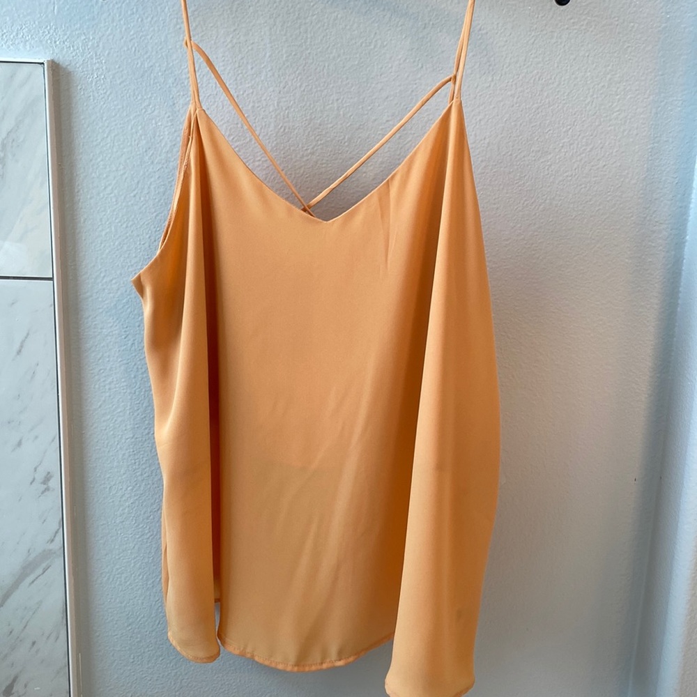 Cross back cami